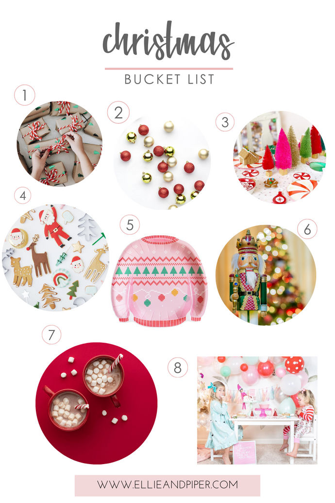 Ellie and Piper Christmas Bucket List