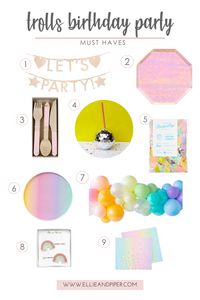 Trolls Birthday Party