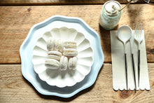 Sky Blue Compostable Dinner Paper Plates - Ellie and Piper