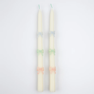 Multi Bow Taper Candles - Ellie and Piper