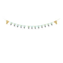 Trophy Cup Happy Birthday Banner - Ellie and Piper