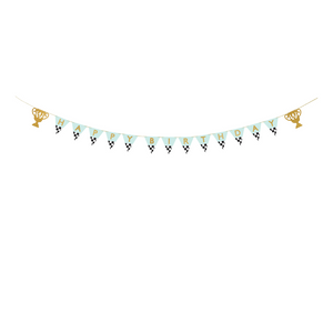 Trophy Cup Happy Birthday Banner - Ellie and Piper