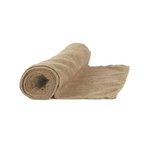 Beige Ribbed Velvet Table Runner - Ellie and Piper