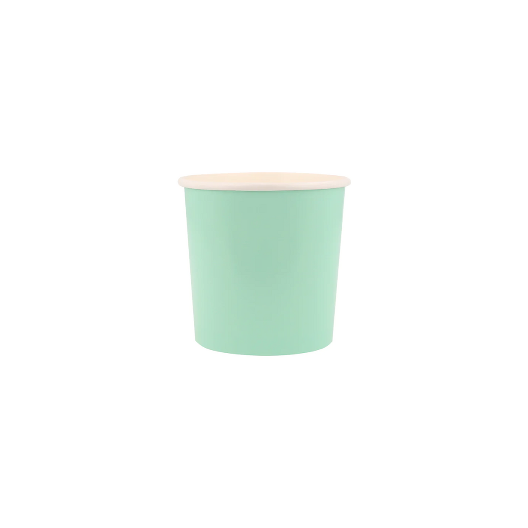 Sea Foam Green Tumbler Cups - Ellie and Piper