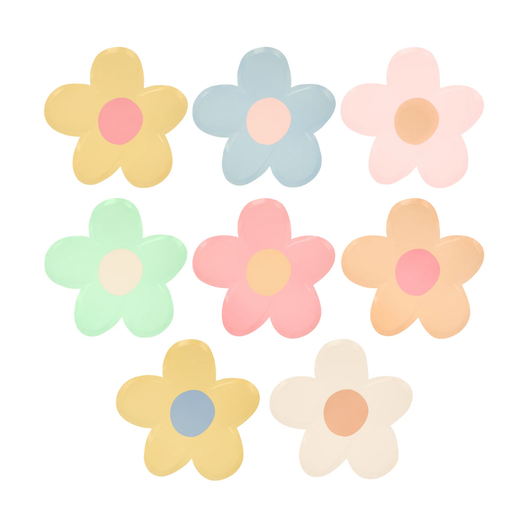 Daisy Shaped Plates - Ellie and Piper