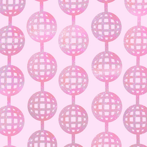 Pink Disco Curtain - Ellie and Piper