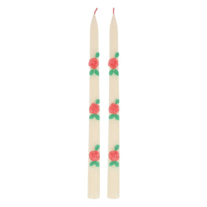 Rose Taper Candles - Ellie and Piper