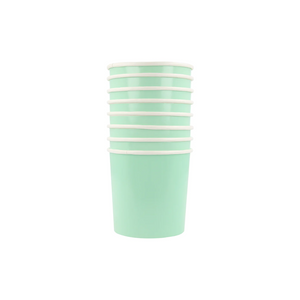 Sea Foam Green Tumbler Cups - Ellie and Piper