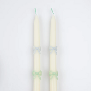 Multi Bow Taper Candles - Ellie and Piper