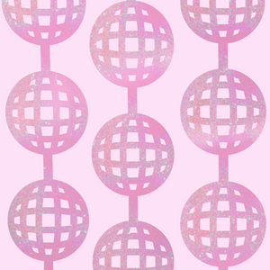 Pink Disco Curtain - Ellie and Piper