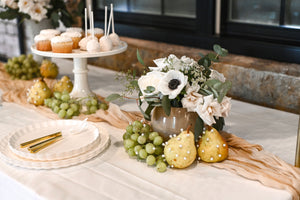 Large Melamine Cake Stand - Linen White - Ellie and Piper