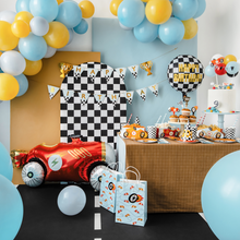 Trophy Cup Happy Birthday Banner - Ellie and Piper