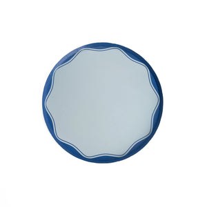 Blue Color Block Dinner Paper Plates - Ellie and Piper