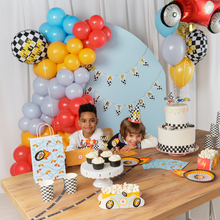 Trophy Cup Happy Birthday Banner - Ellie and Piper