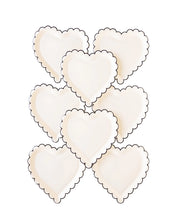 Scalloped Heart Paper Plate - Ellie and Piper