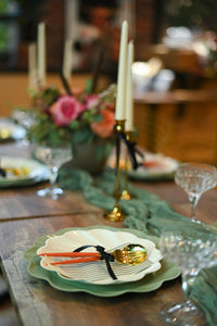Orange And Gold 24pc Bella Assorted Cutlery Set - Ellie and Piper