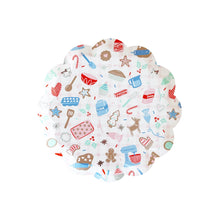 Baking Spirits Bright Scalloped Small Paper Plates - Ellie and Piper