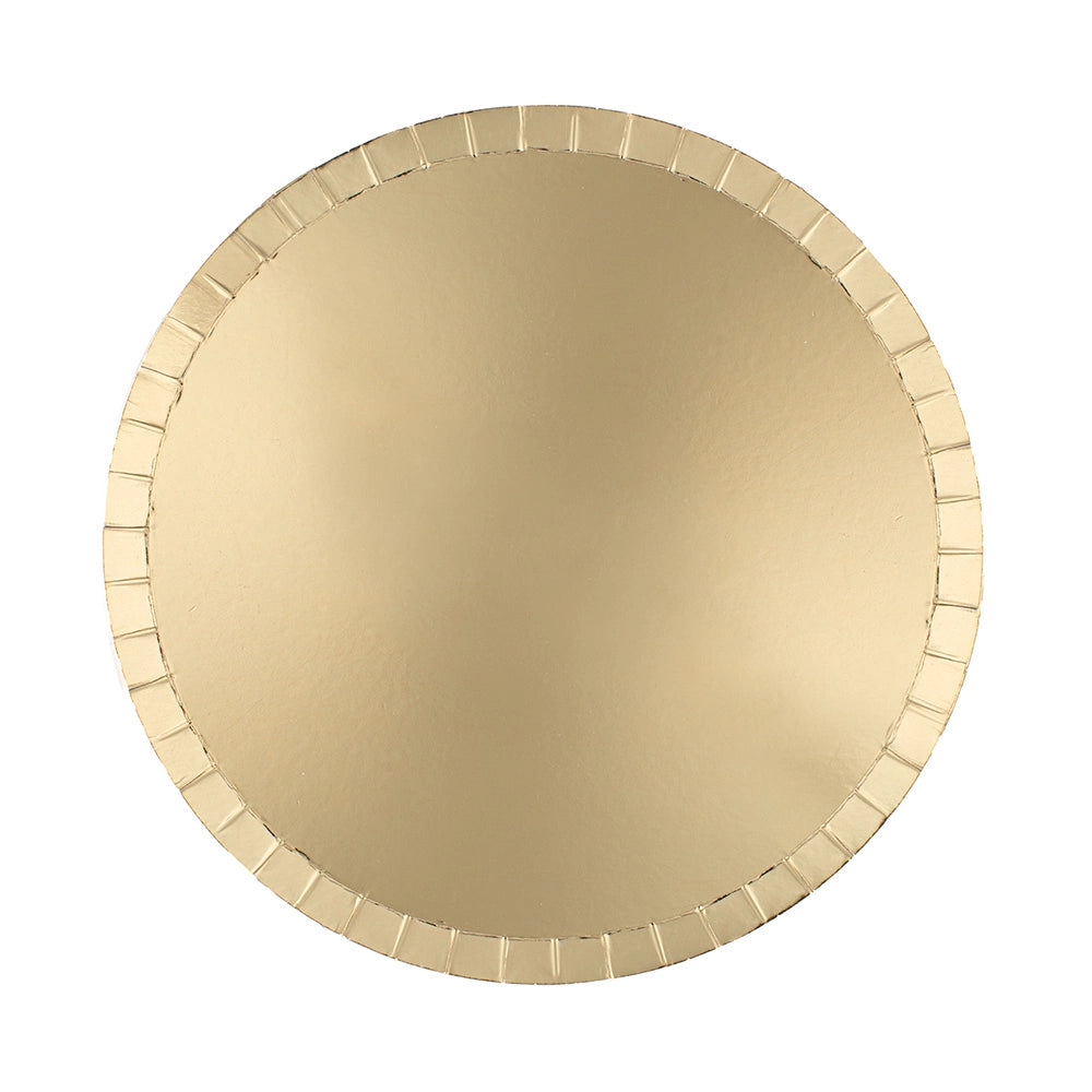 Gold Dinner Plates - Ellie and Piper