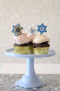 Small Melamine Cake Stand - Wedgewood Blue - Ellie and Piper
