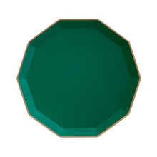 Emerald Green Premium Dinner Paper Plates - Ellie and Piper