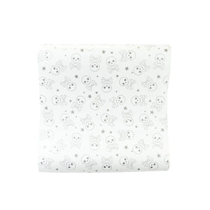 White & Silver Cross Bones Table Runner - Ellie and Piper