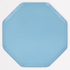 Cornflower Blue Dinner Plates - Ellie and Piper