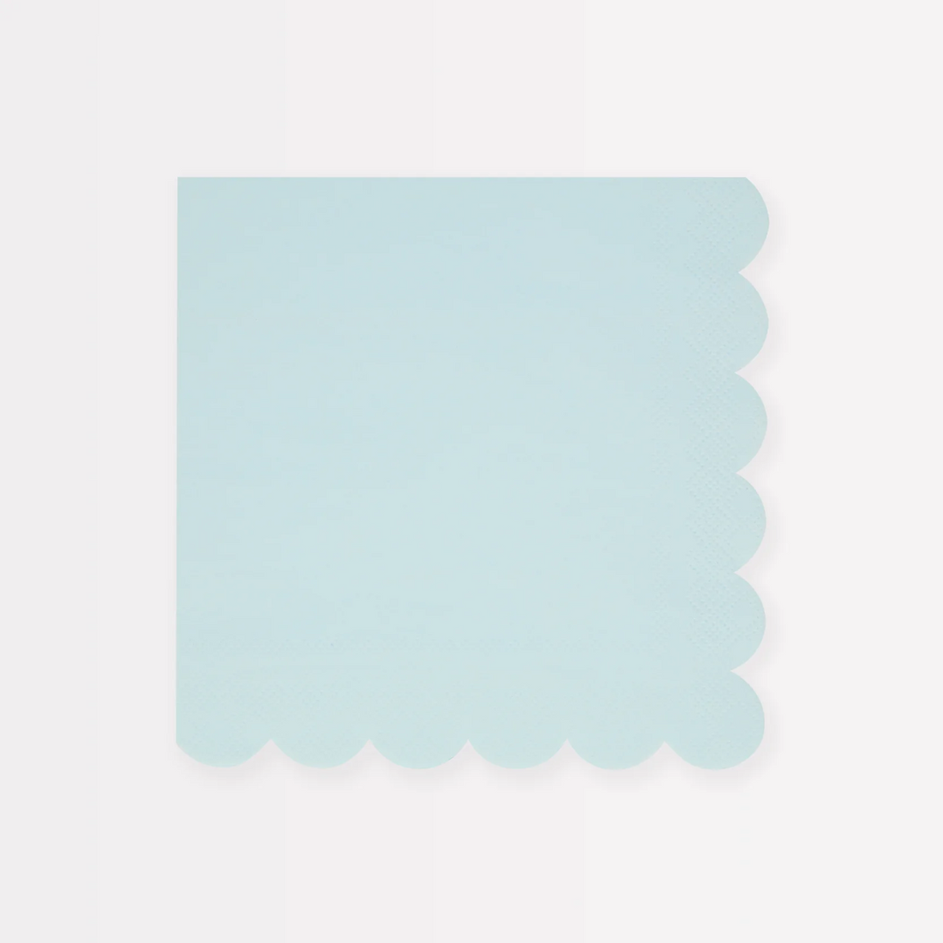 Summer Sky Blue Large Napkins - Ellie and Piper
