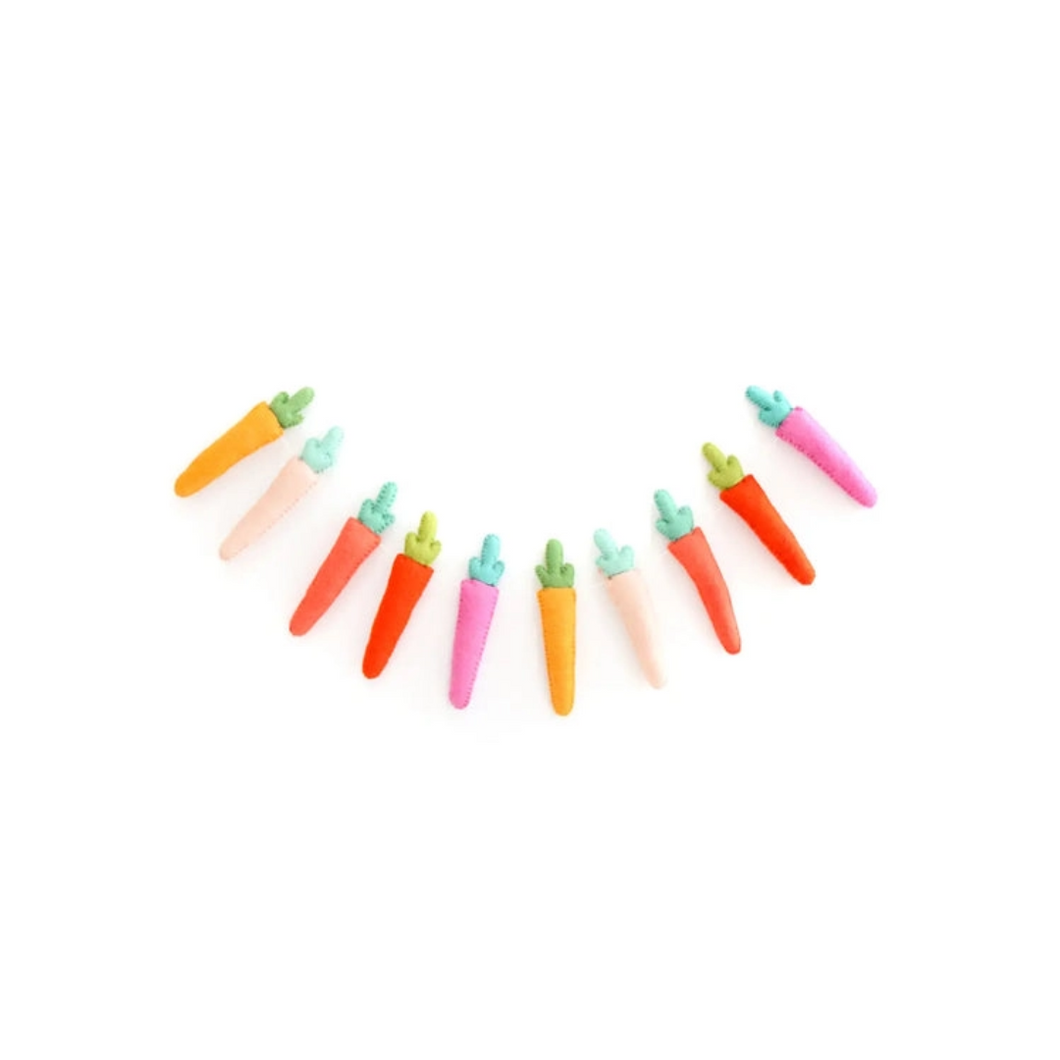 Carrot Felt Garland - Ellie and Piper