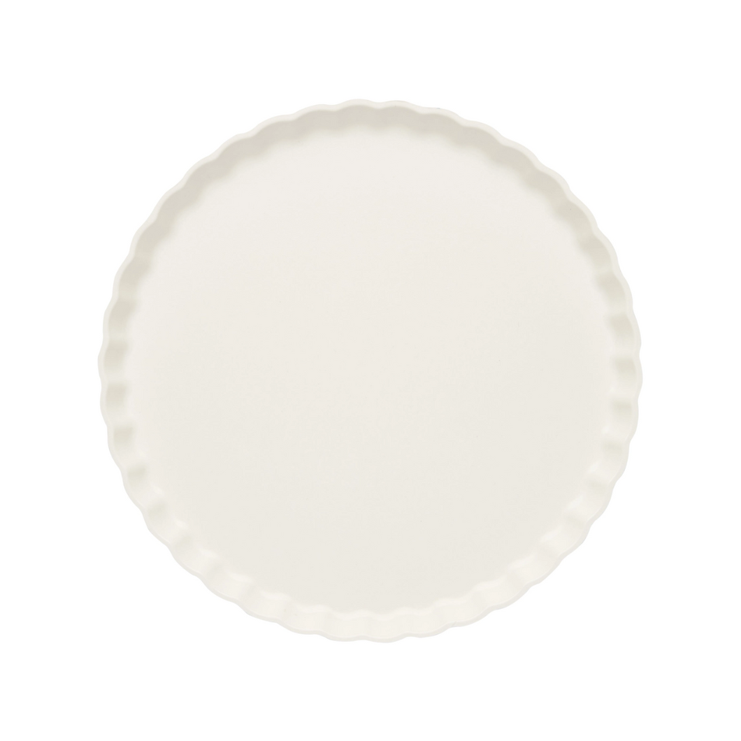 Simply Eco Compostable Bamboo Pleated Dinner Paper Plates - Ellie and Piper