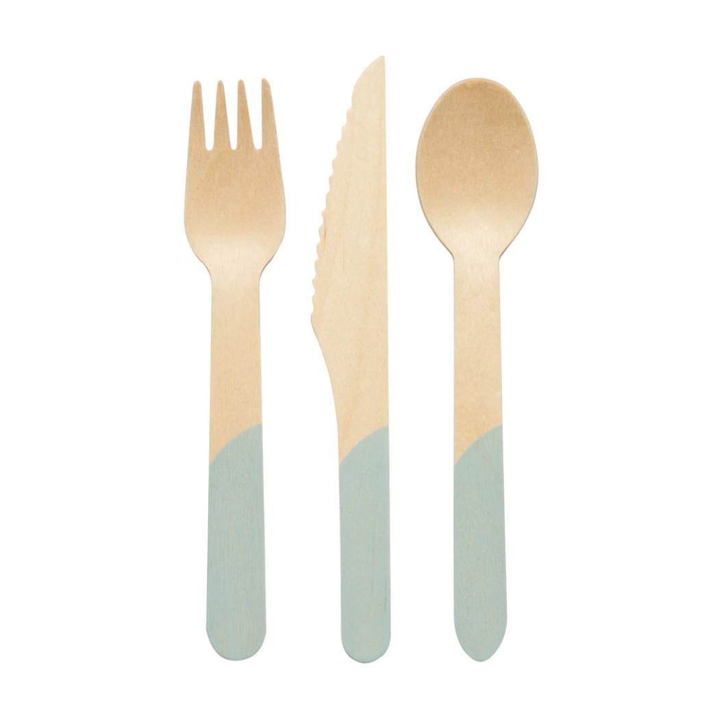 Sky Wooden Cutlery - Ellie and Piper
