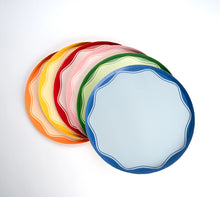 Yellow Color Block Dinner Paper Plates - Ellie and Piper