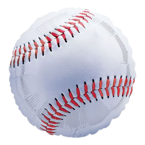 28" Baseball Mylar Balloon - Ellie and Piper
