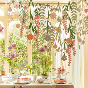 Floral Paper Backdrop - Ellie and Piper