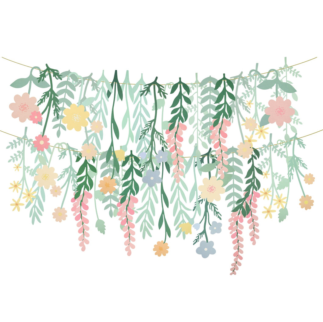 Floral Paper Backdrop - Ellie and Piper