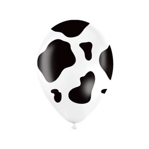 11" Holstein Cow Print Latex Balloon - Ellie and Piper