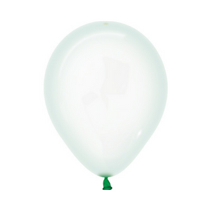 11" Crystal Pastel Green Latex Balloon - Ellie and Piper