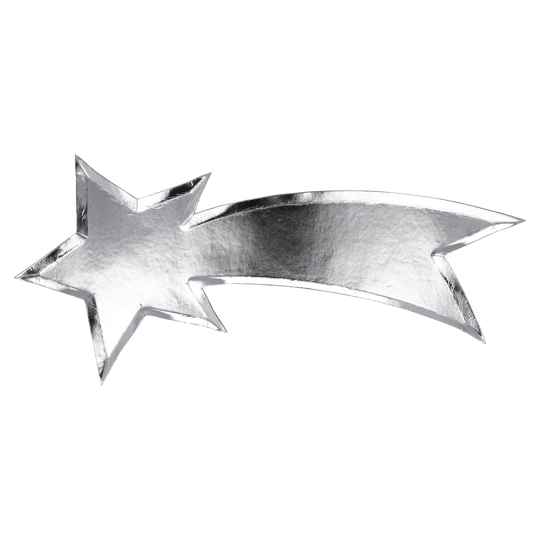 Silver Foil Shooting Star Platters - Ellie and Piper