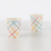 Spring Plaid Cups - Ellie and Piper
