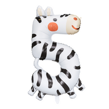 Jumbo Number Balloon Party Animals - Ellie and Piper