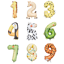Jumbo Number Balloon Party Animals - Ellie and Piper