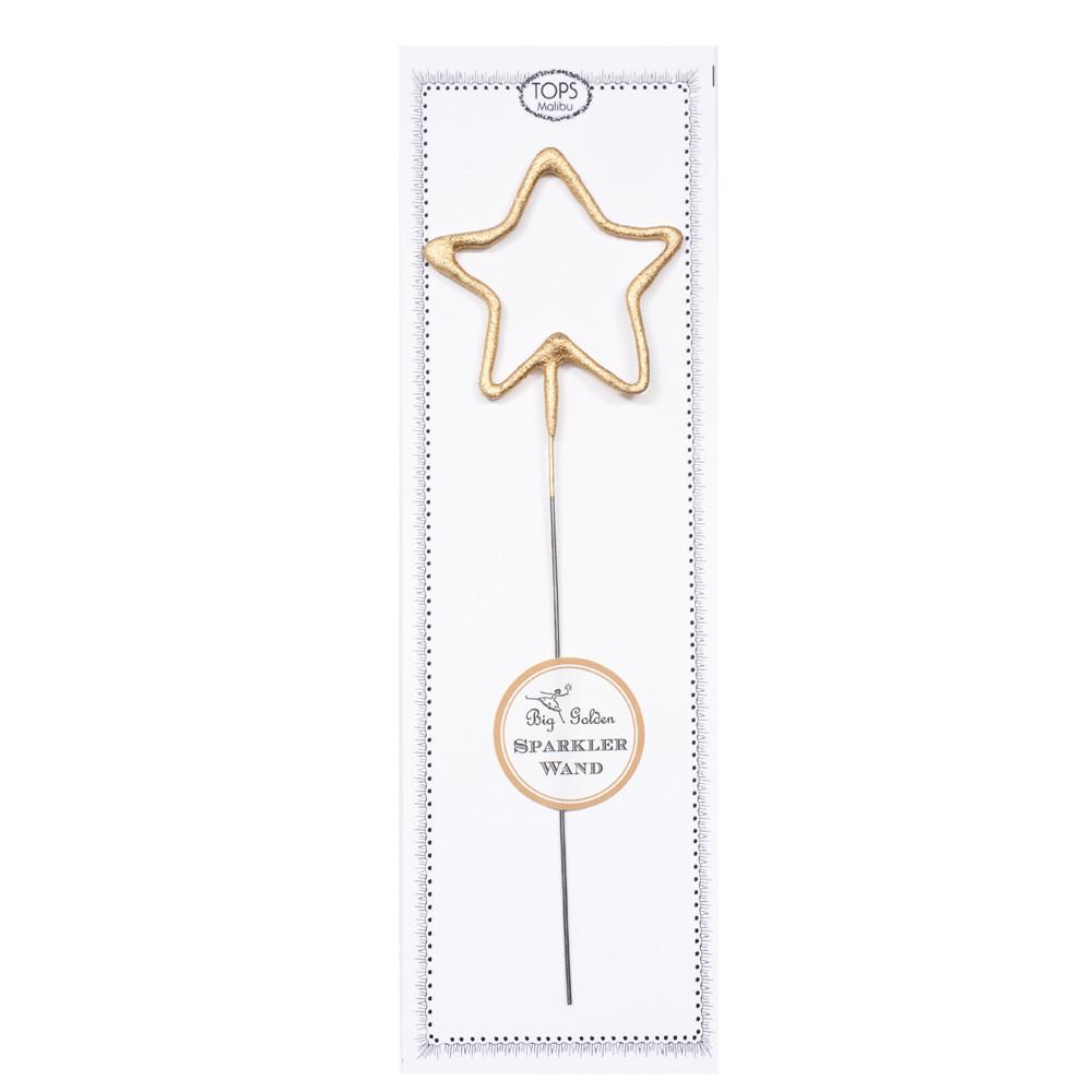 Big Golden Star Sparkler Wand - Ellie and Piper