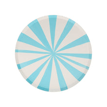 Blue Stripe Side Plates - Ellie and Piper