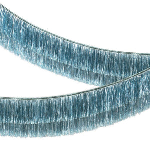 Blue Tinsel Fringe Garland - Ellie and Piper