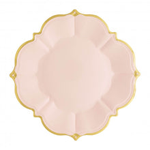 Ornate Blush Pink Lunch Paper Plates - Ellie and Piper