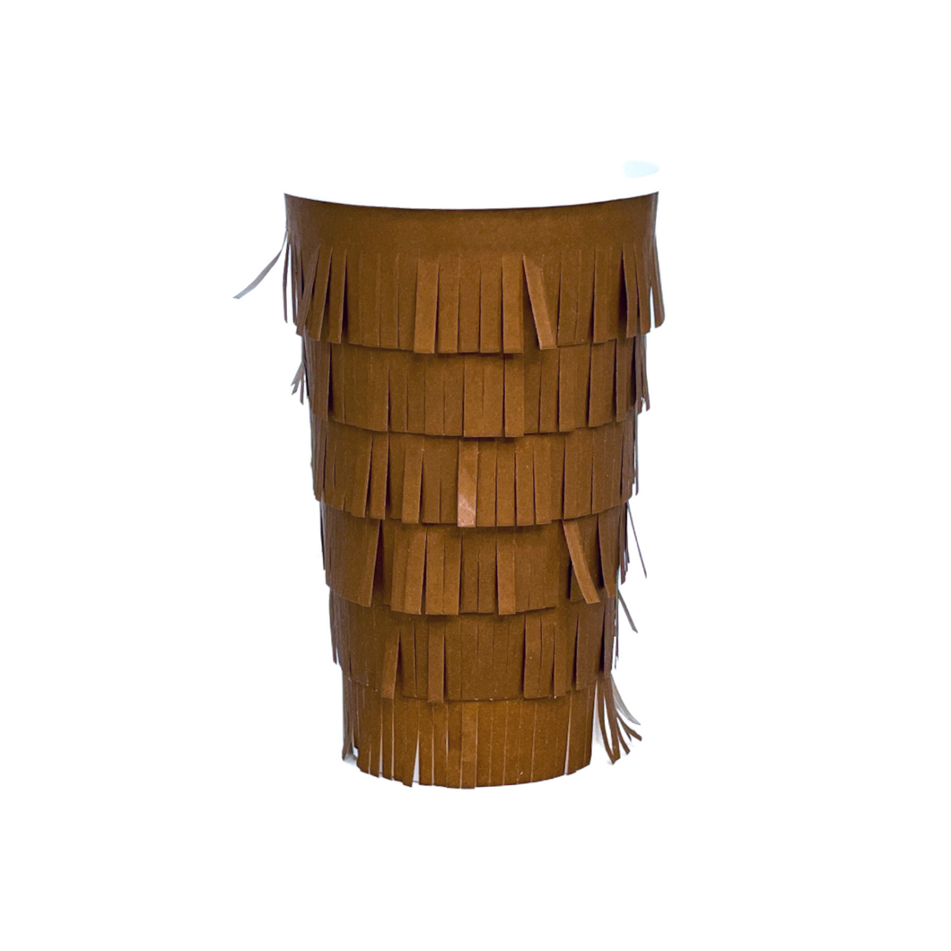 Brown Fringe Cups - Ellie and Piper