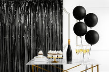 Black Fringe Curtain Backdrop - Ellie and Piper