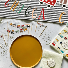 Matte Gold Large Paper Plates - Ellie and Piper