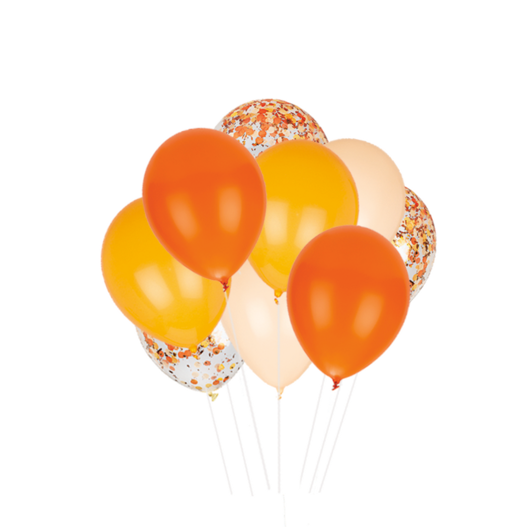 Orange Creamsicle Balloon Bouquet - Ellie and Piper