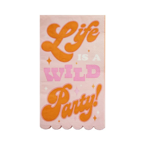 Life Is A Wild Party Guest Napkins - Ellie and Piper