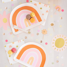 Boho Rainbow Large Plates - Ellie and Piper